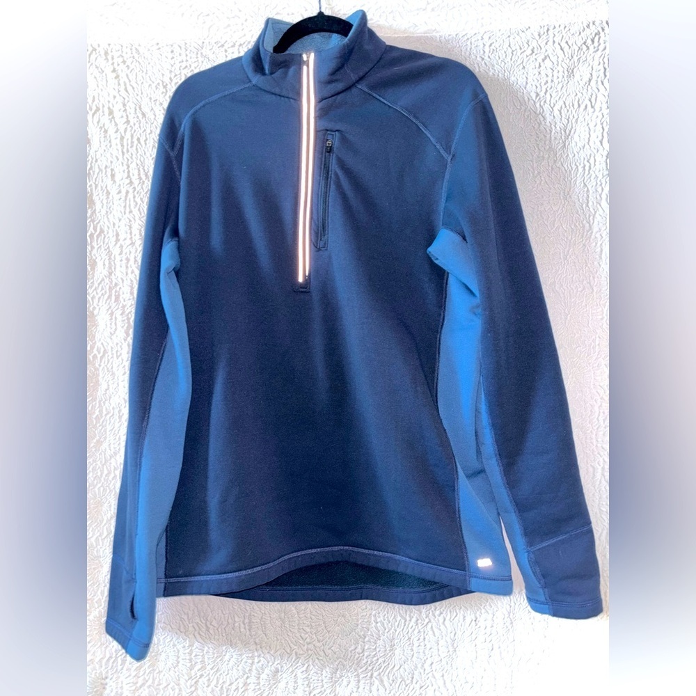 REI Performance 1/4 Zip Pullover OXT Long Sleeve Thumb Holes Fleece Sweatshirt